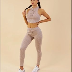 Gymshark lounge set - taupe marl